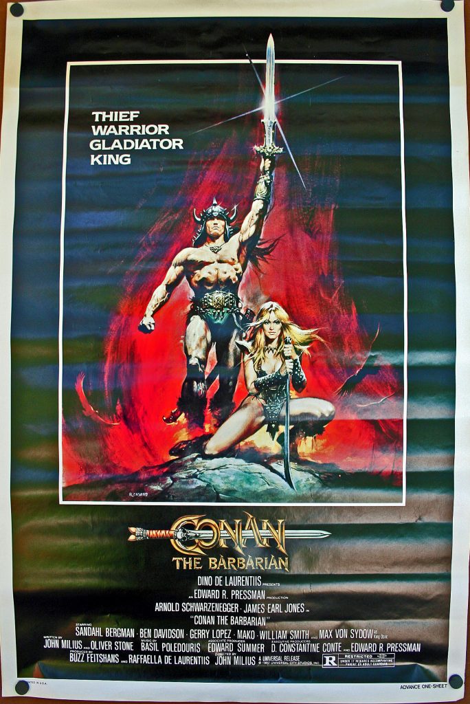 conan the barbarian movie poster. Conan The Barbarian Original 1