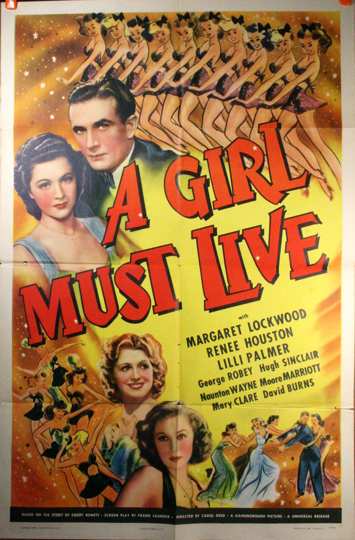 A Girl Must Live movie