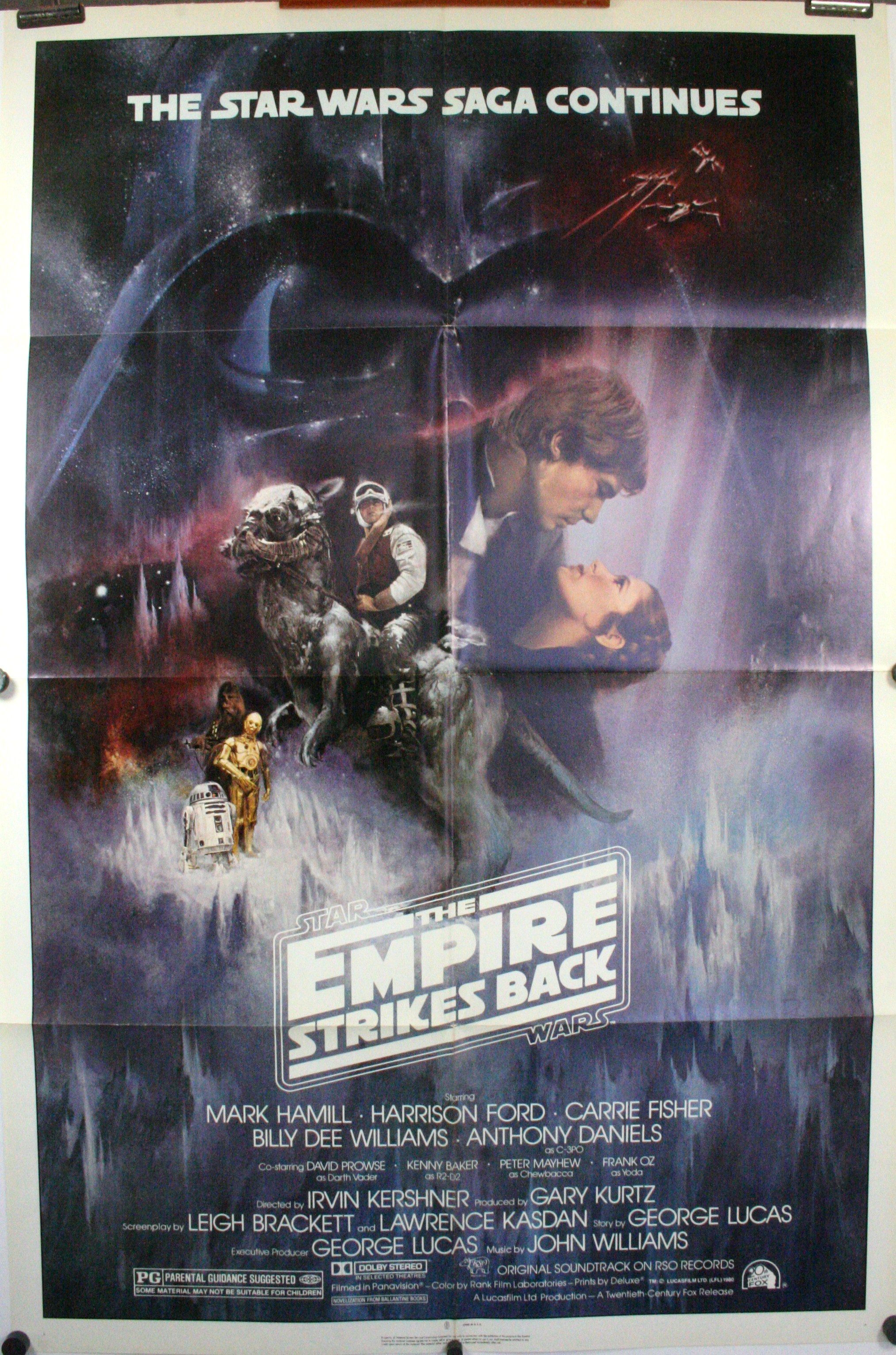 STAR WARS EPISODE V THE EMPIRE STRIKES BACK 1 Sheet GWTW Movie Poster