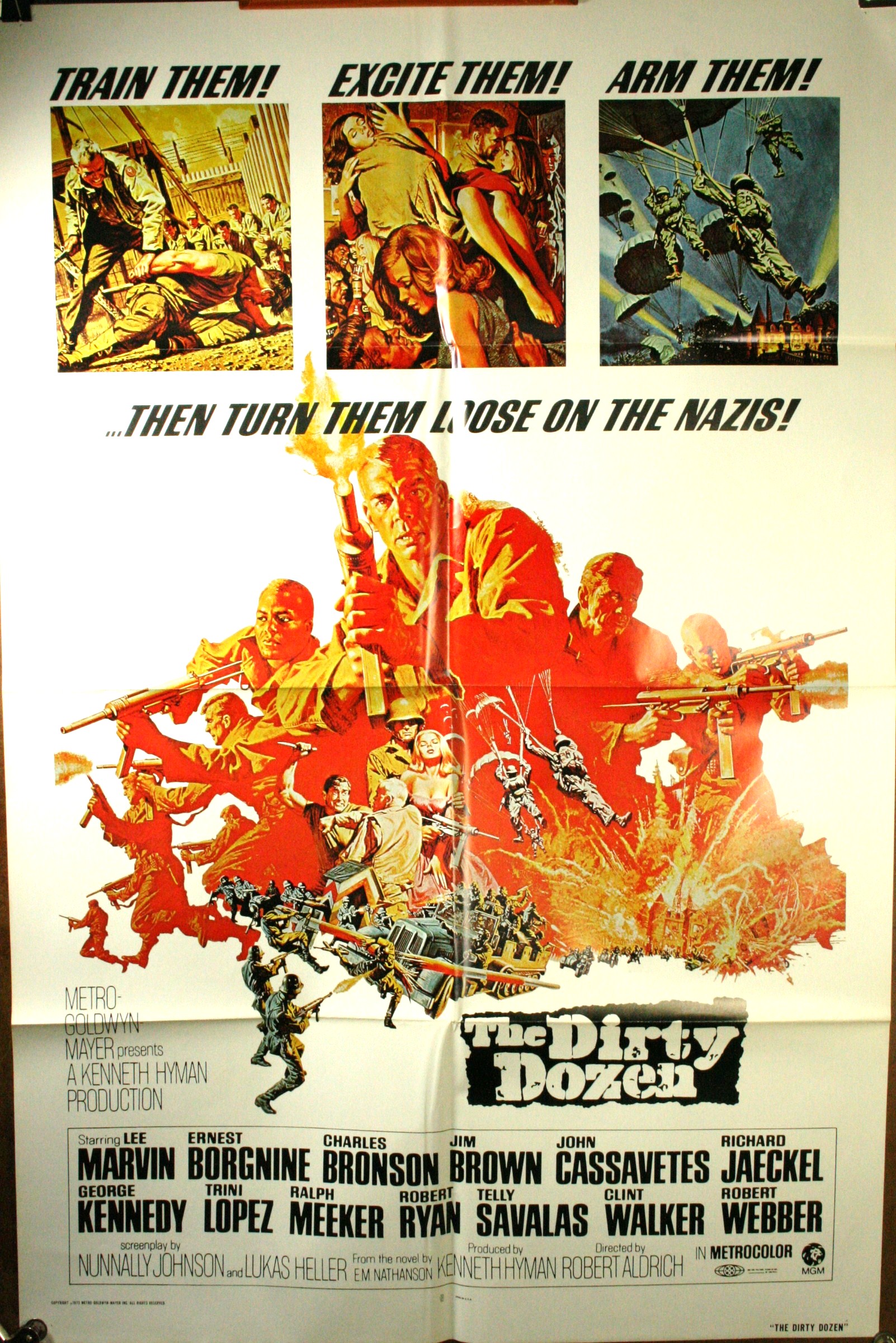 The Dirty Dozen 1969  Vintage Movie Poster Glossy Paper Size A1 A2 A3 A4 