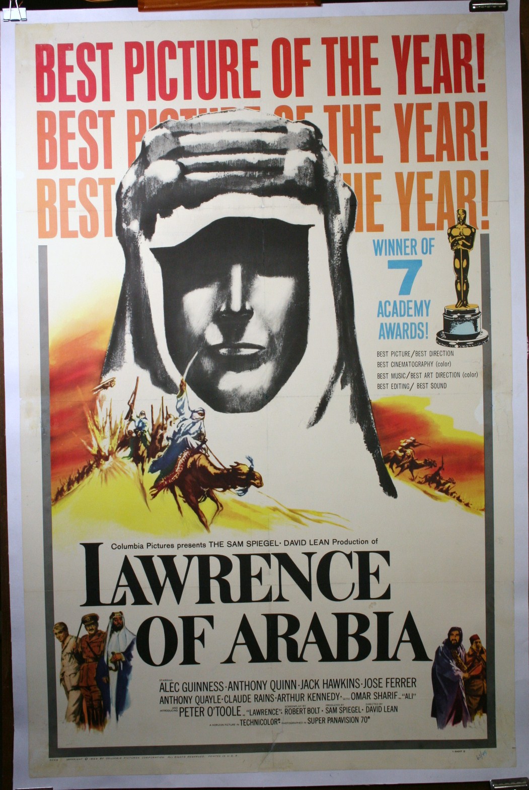 Lawrence of Arabia 1 Peter O'Toole Classic Vintage Retro Movie Picture Poster 