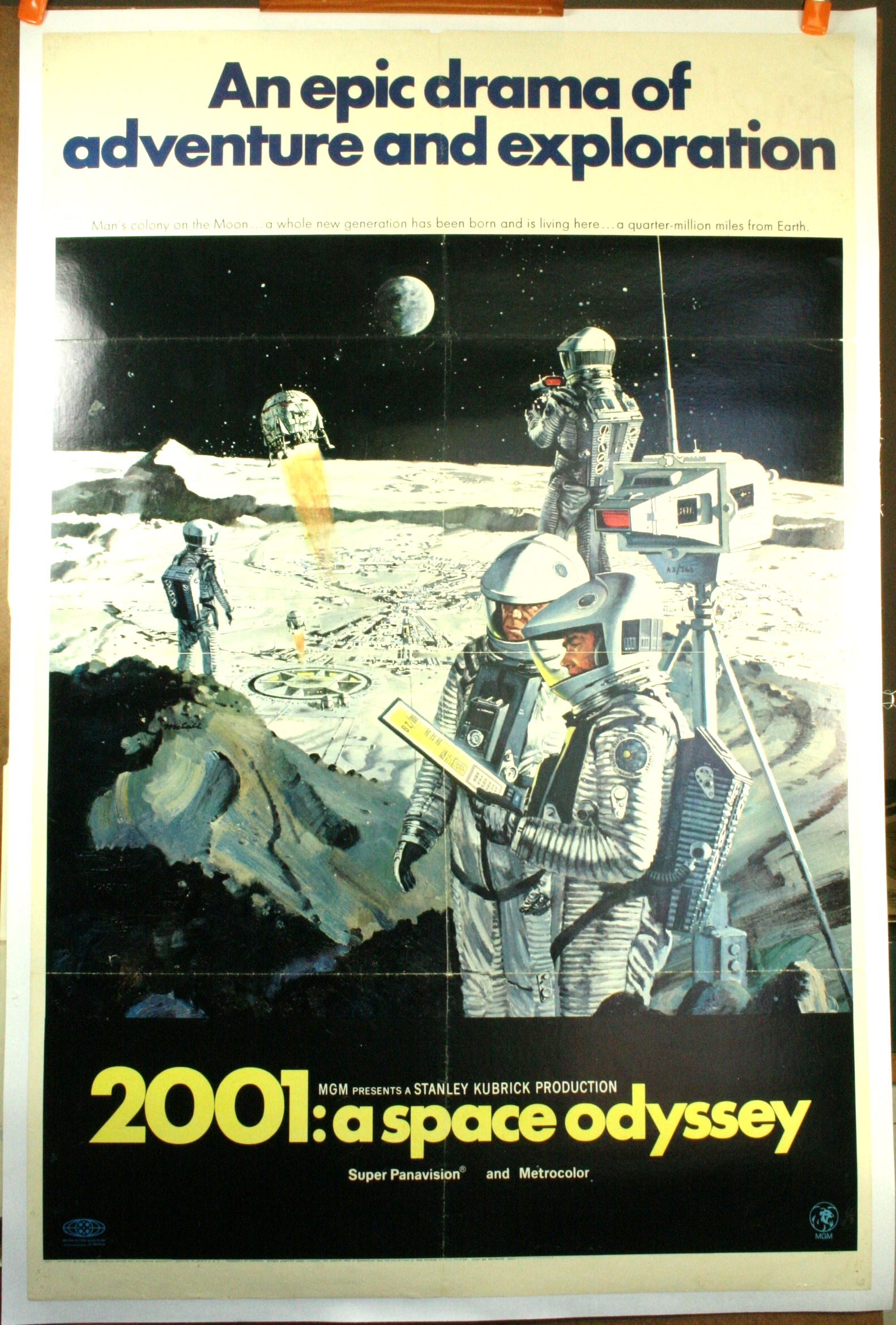 2001 A SPACE ODYSSEY MOVIE POSTER Stanley Kubrick NEW 3 