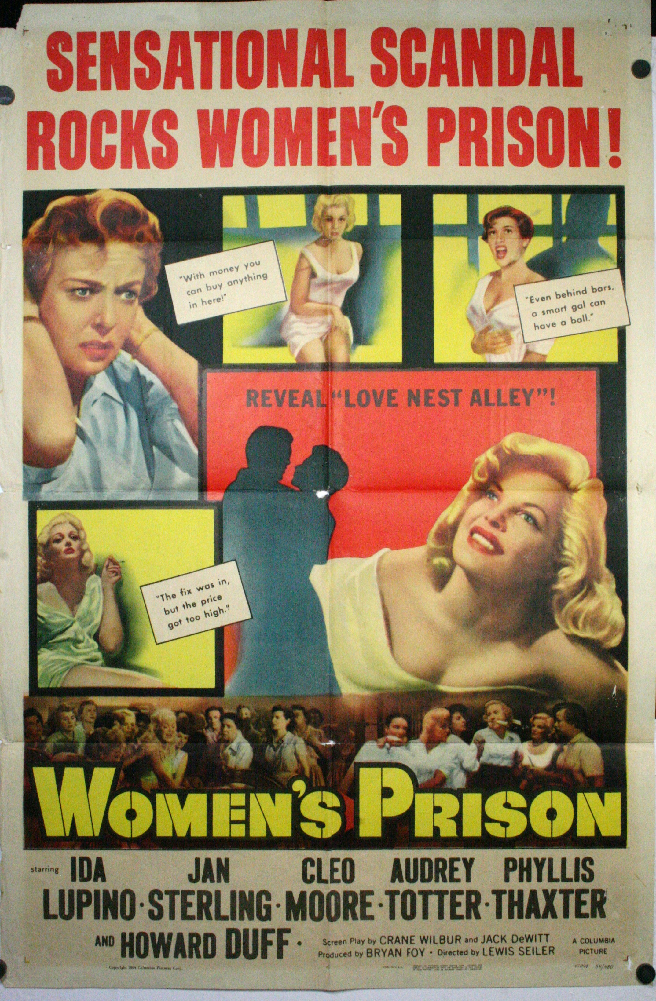 Women S Prison Original Exploitation Movie Poster Starring Ida