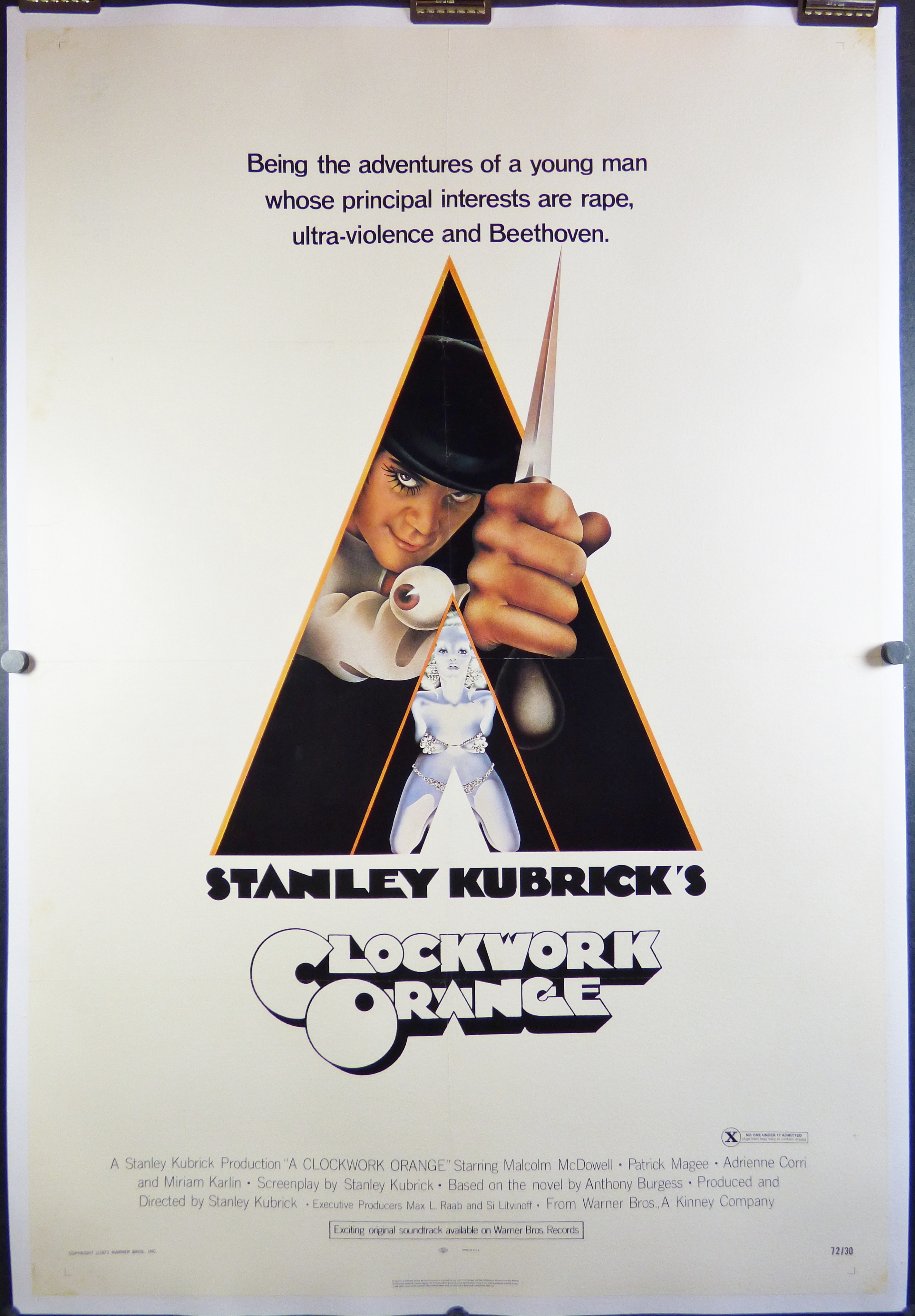 original version of the movie ratings poster before the X rating