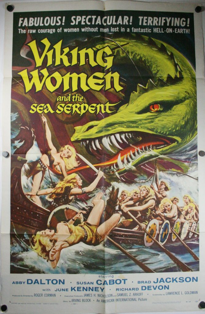 Viking Woman and the sea serpent