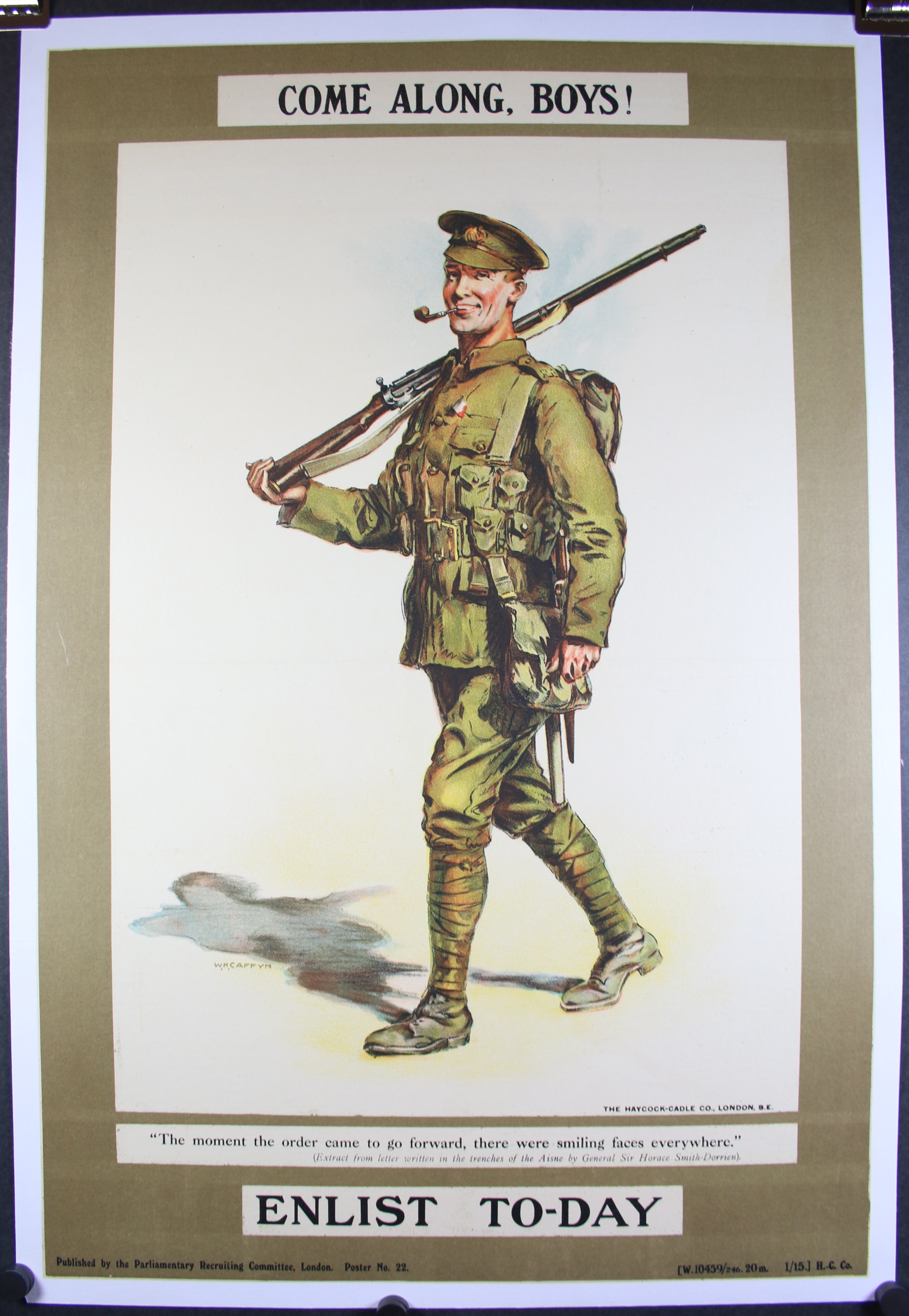 WA59 Vintage British Coldstream Guards Recruitment War Poster WW1 A1/A2/A3/A4