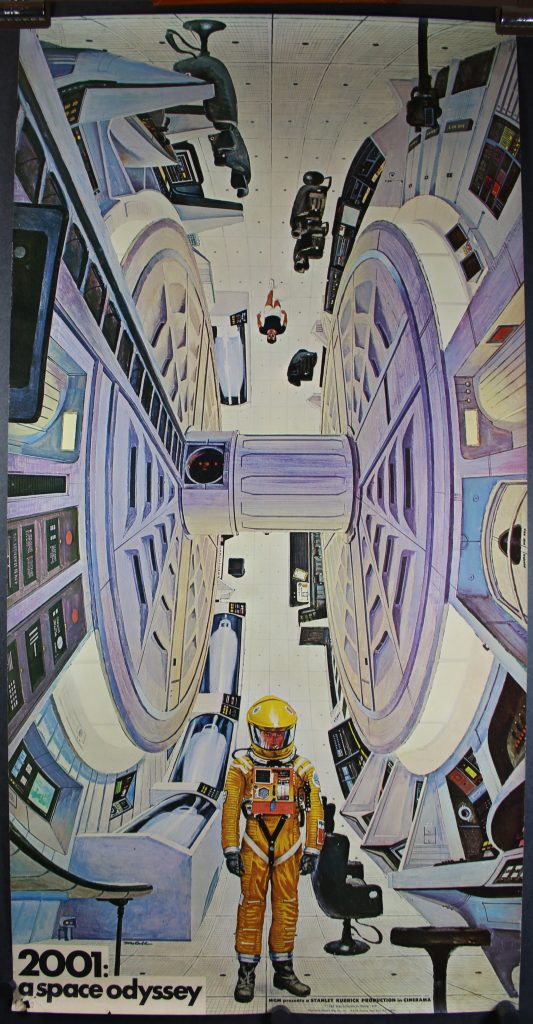 2001, A SPACE ODYSSEY, Original Vintage Robert McCall Movie Poster Original Vintage Movie Posters