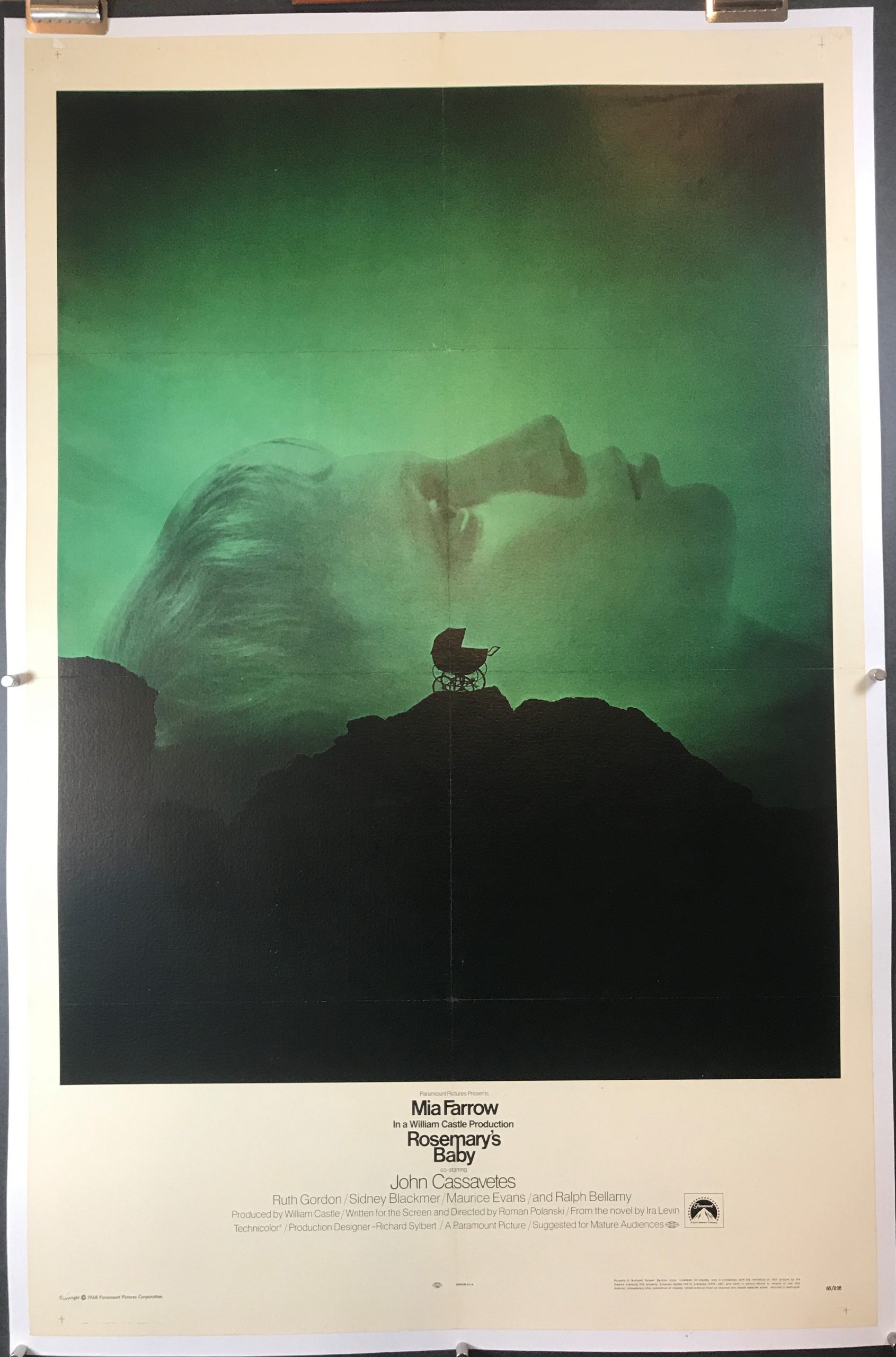 Rosemary's baby Roman Polanski #6 movie poster print 