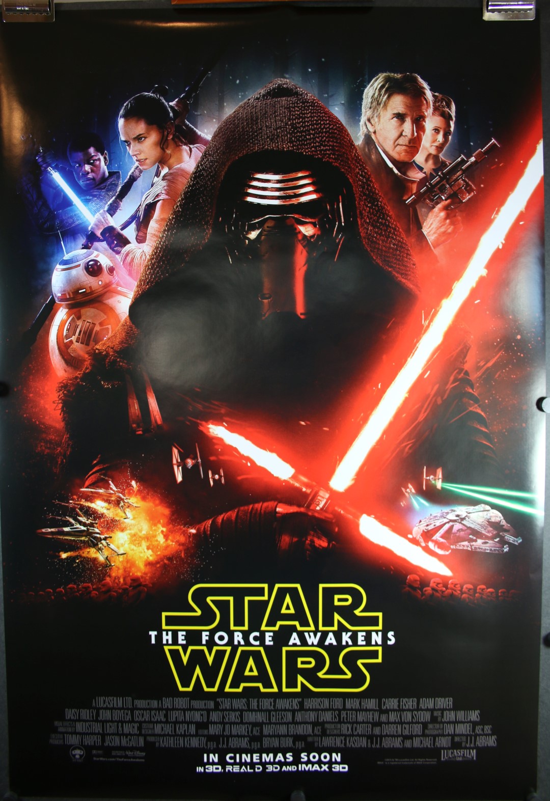STAR WARS, The Force Awakens Original Kylo Ren Style Movie Theater