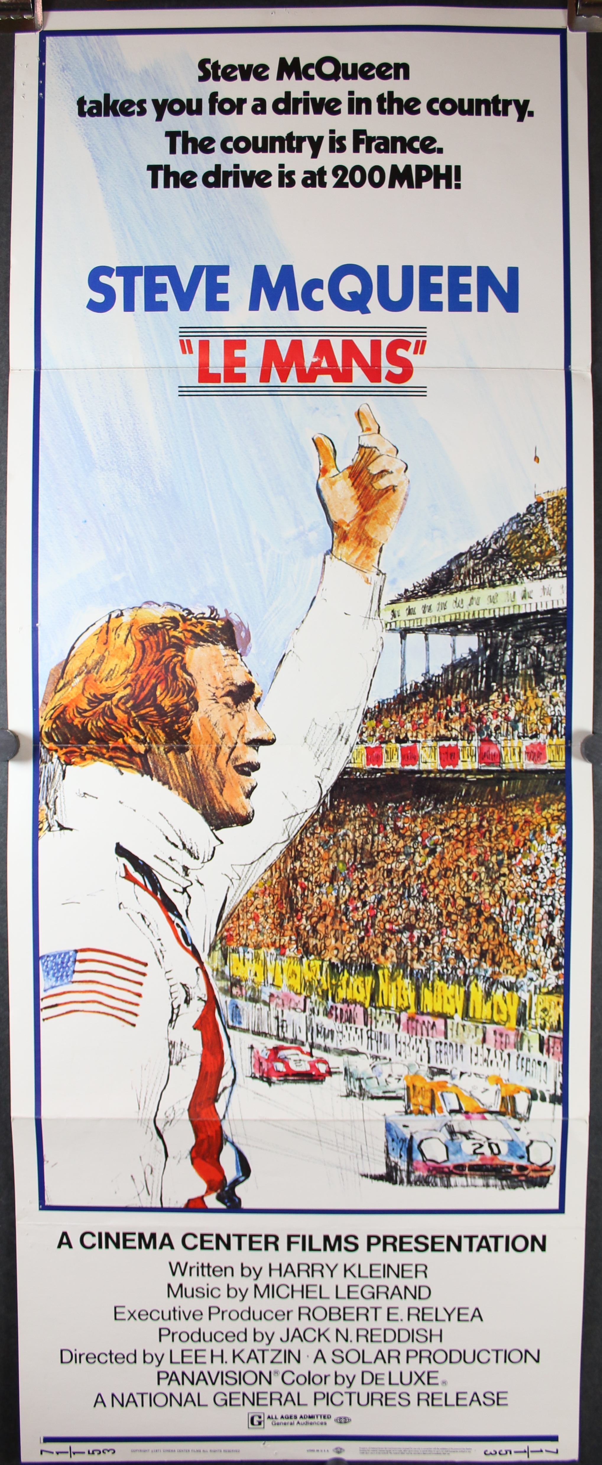 Steve McQueen Le Mans Classic Movie Premium METAL Poster Art Print Plaque Gift