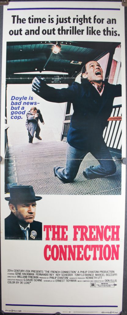 FRENCH CONNECTION, Original Vintage Folded Insert Movie Poster ...