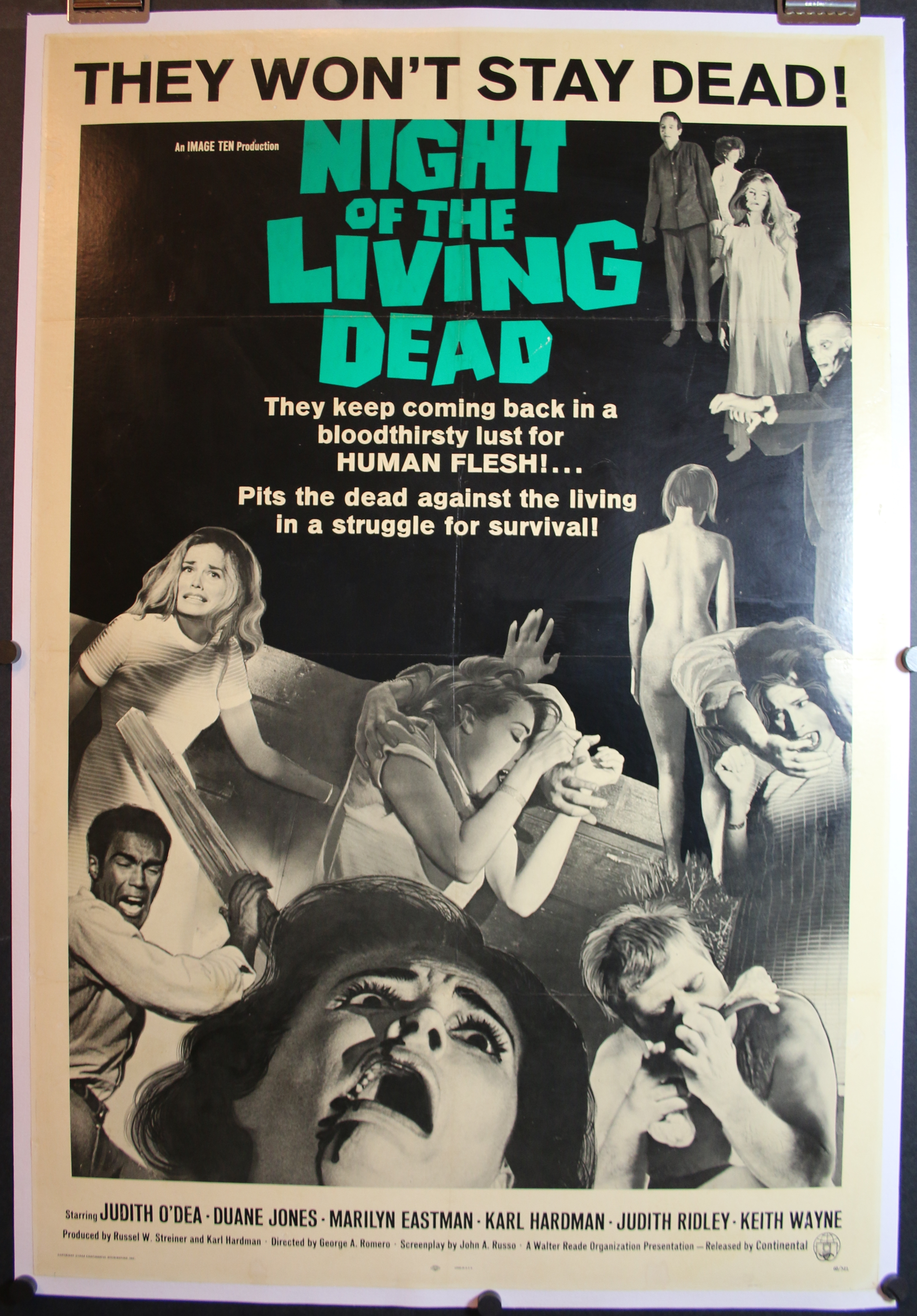 Night of the Living Dead~Horror~Photo~Personality Poster 16" x  20" 
