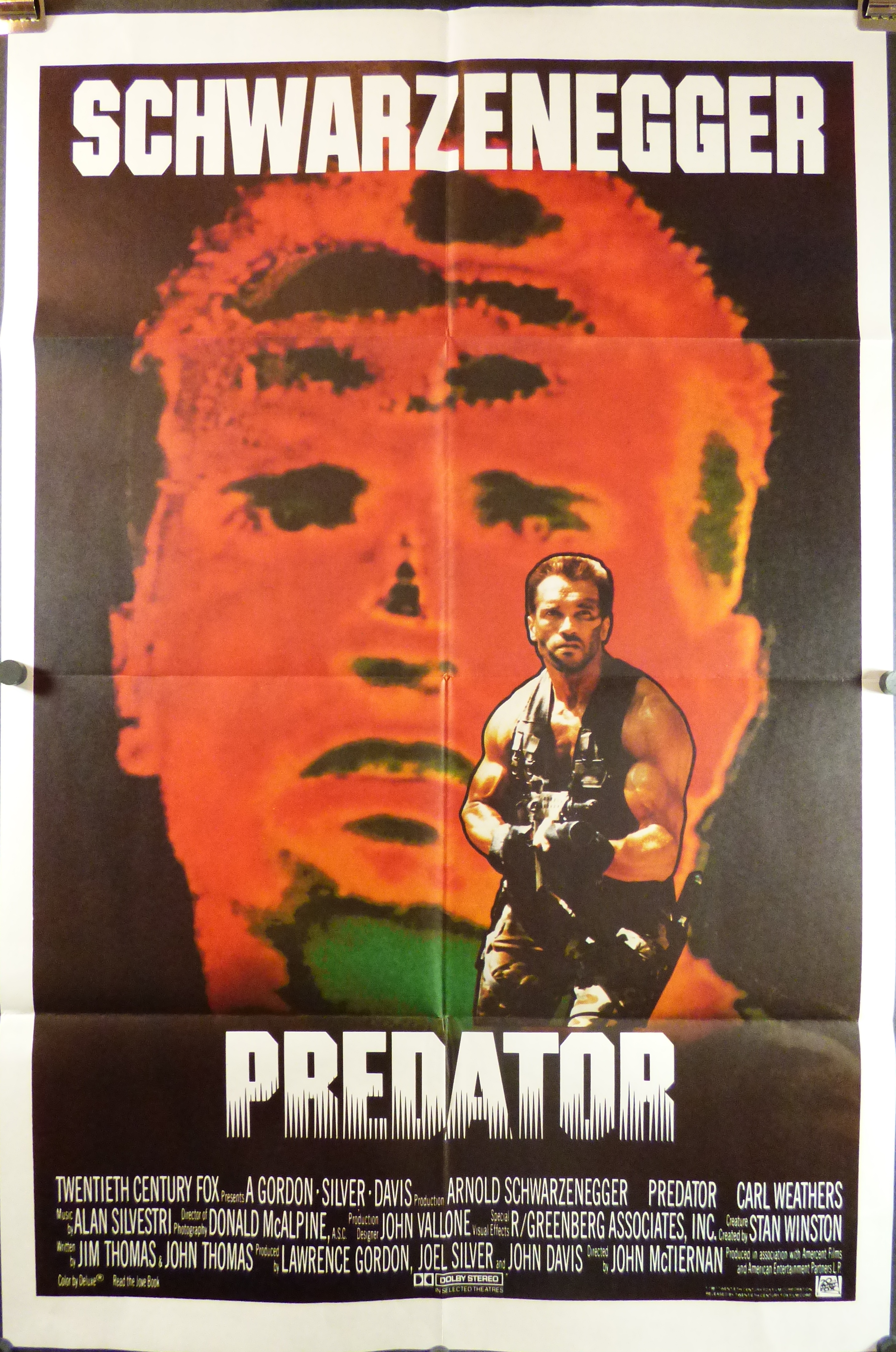 Men Arnold Schwarzenegger Predator Movie Official Vintage Cotton