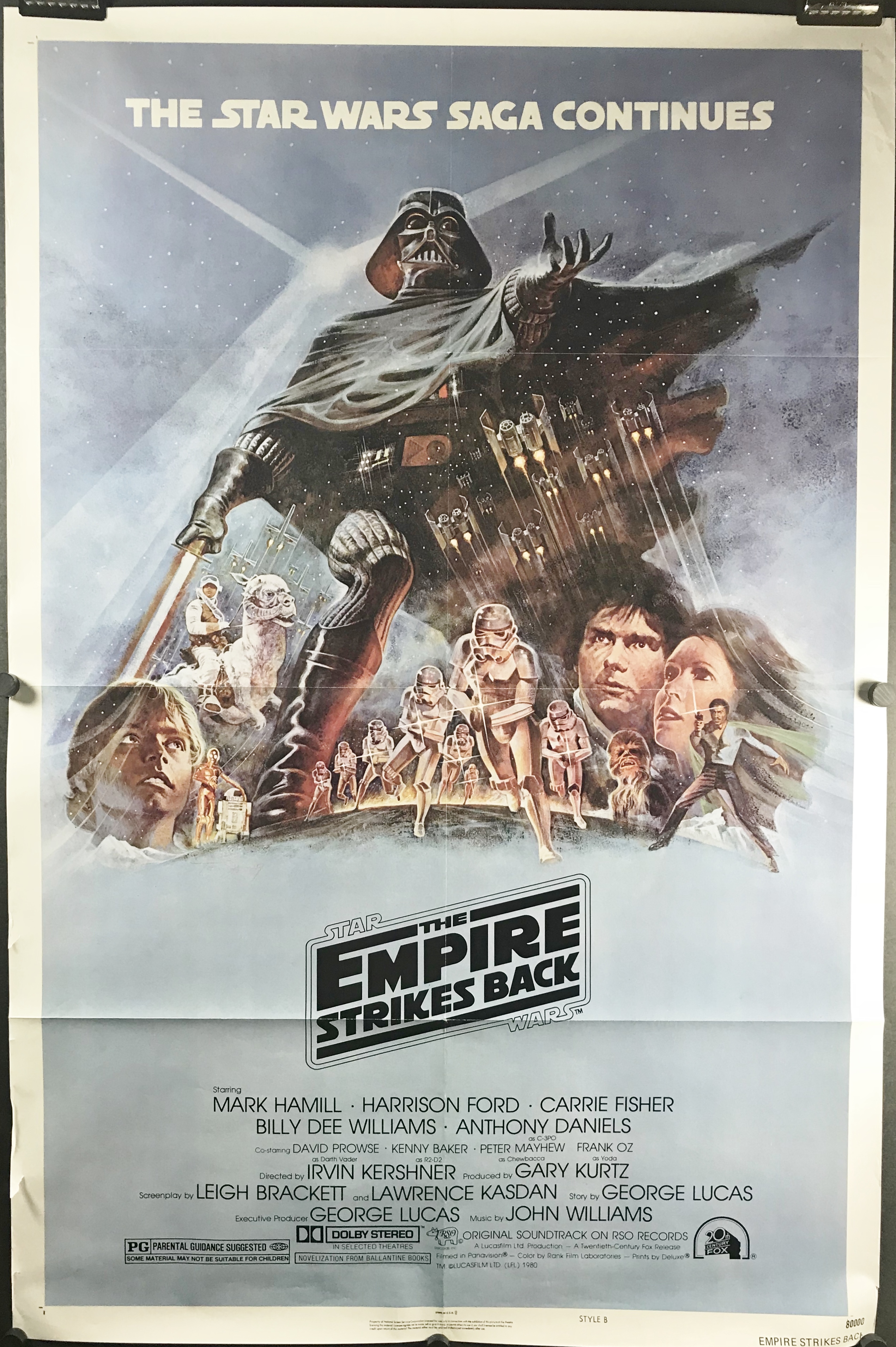Star Wars The Empire Strikes Back Classic Movie Large Wall Art Poster Print