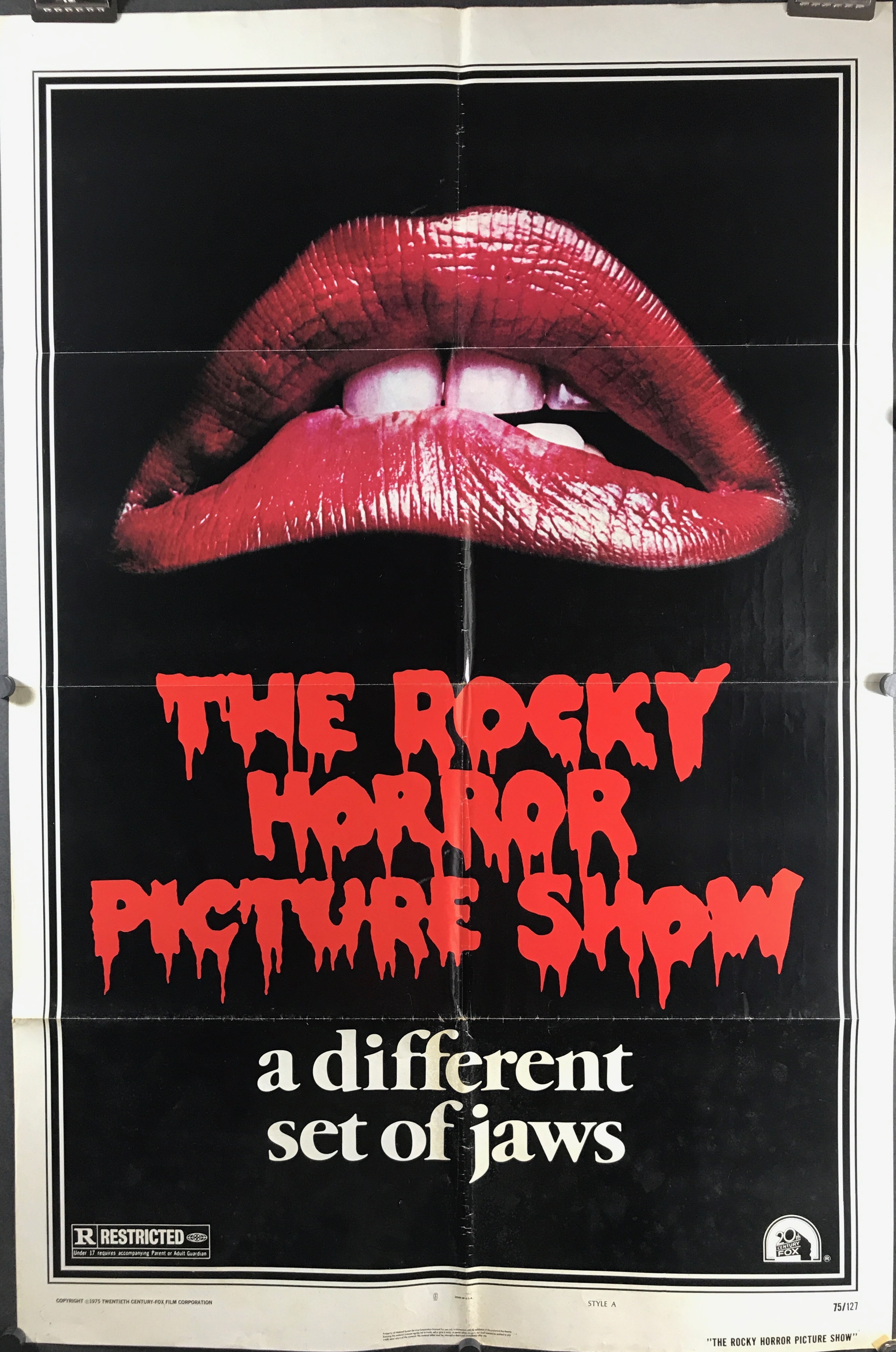 Original Rocky Horror Picture Show Official Poster Magazine #1 M3735 Fold Out 