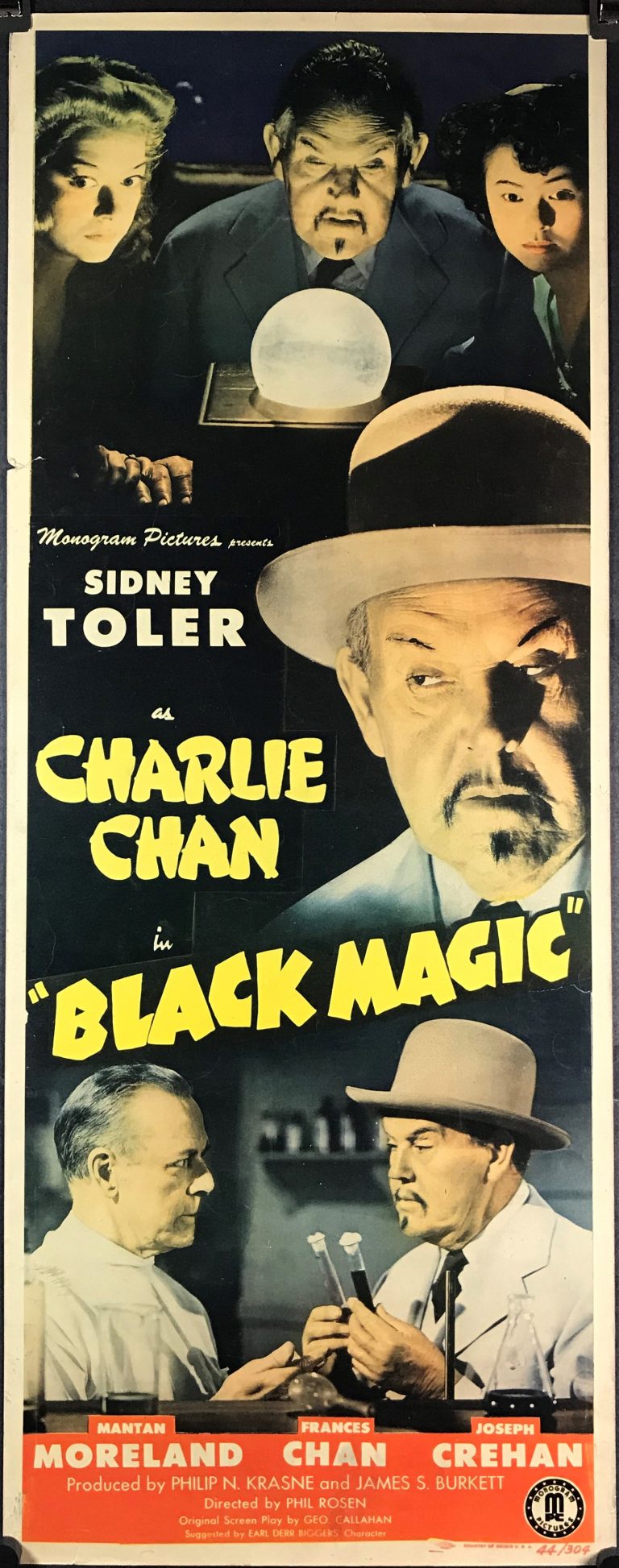 CHARLIE CHAN IN BLACK MAGIC, Original Vintage Movie Poster Original