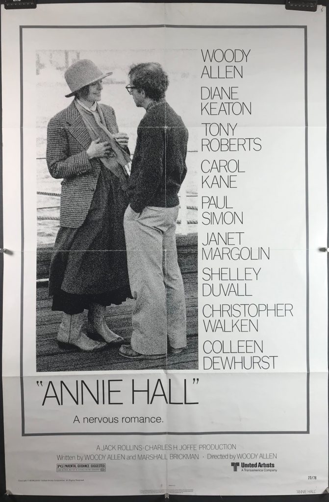 ANNIE HALL, Original Woody Allen Move Poster - Original Vintage Movie ...