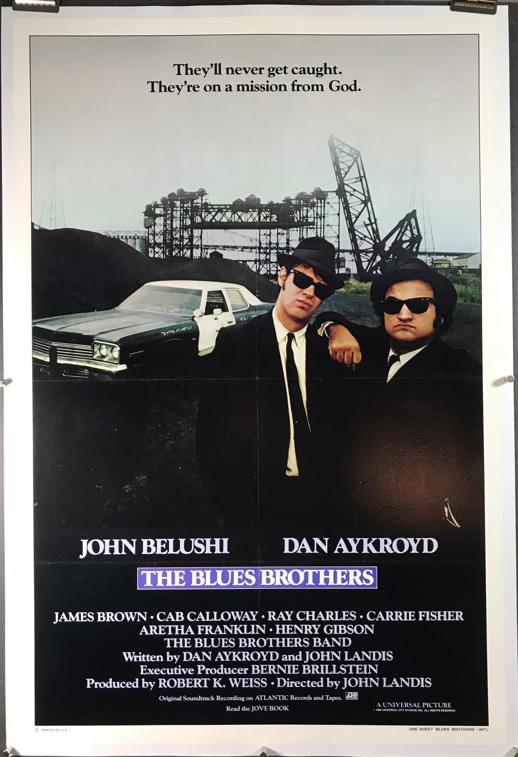 72391 THE BLUES BROTHERS Dan Akroyd John Belushi SNL Wall Print POSTER Affiche
