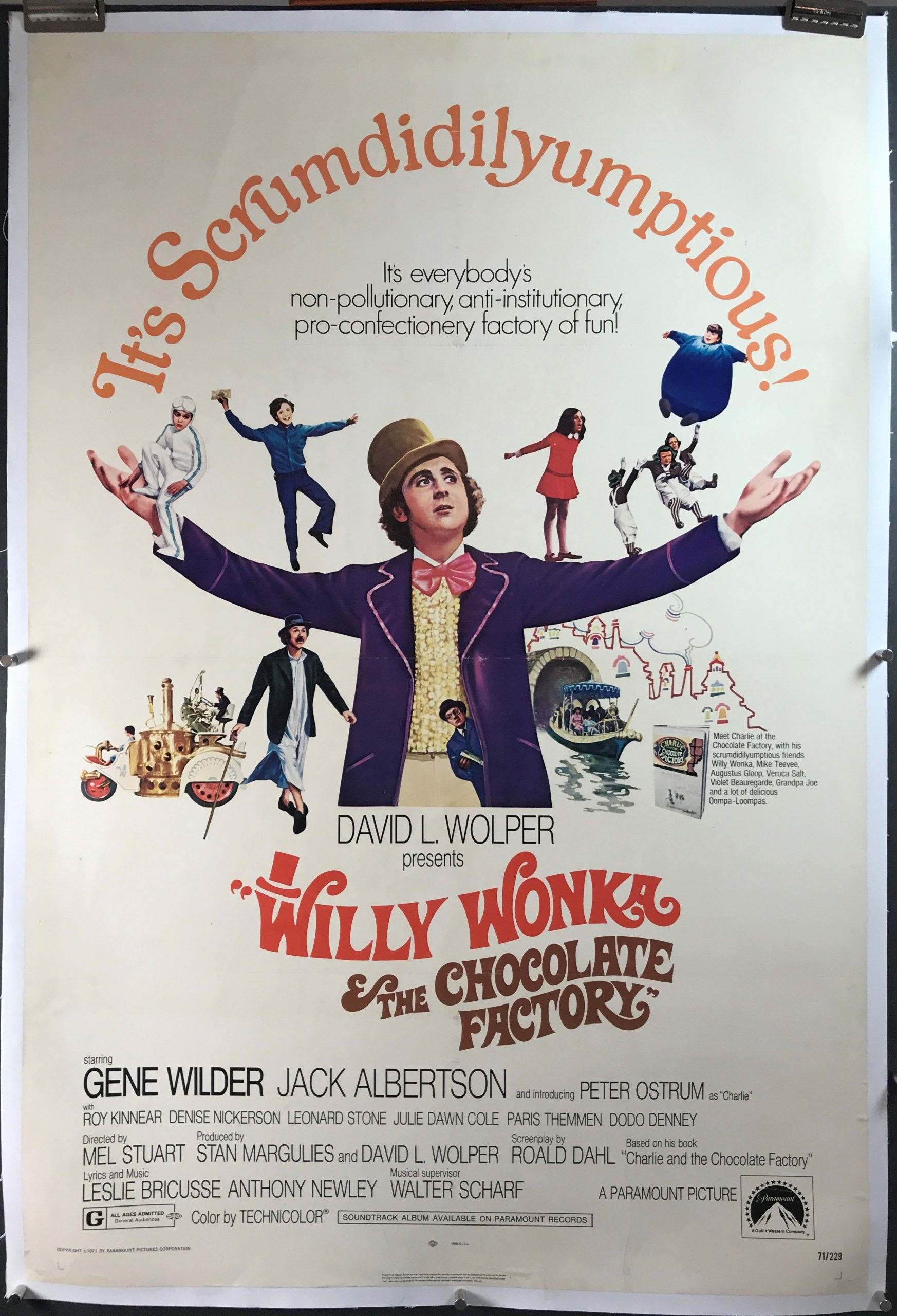 willy wonka and the chocolate factory album cover