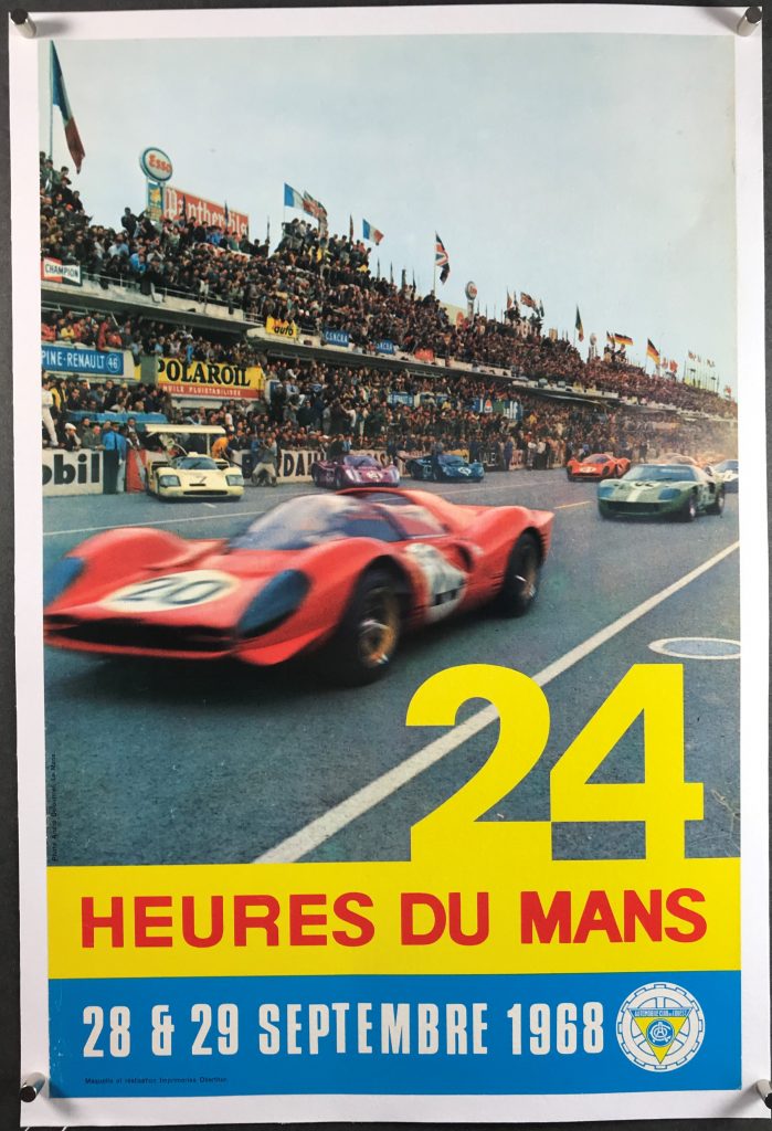 24 Hours Le Mans Original 2004 Race Poster - Audi | David Pollack Vintage Posters