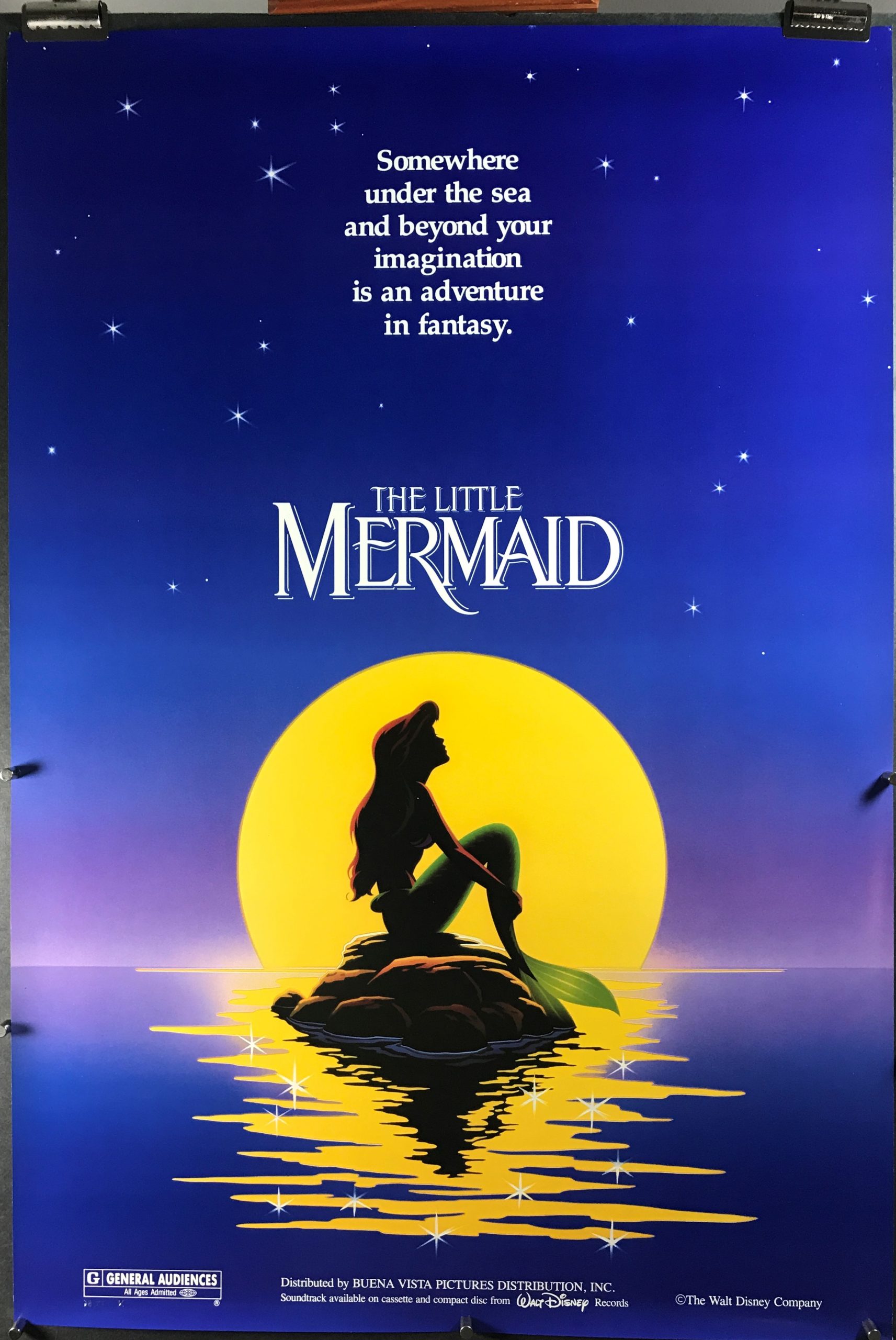 the little mermaid original movie poster