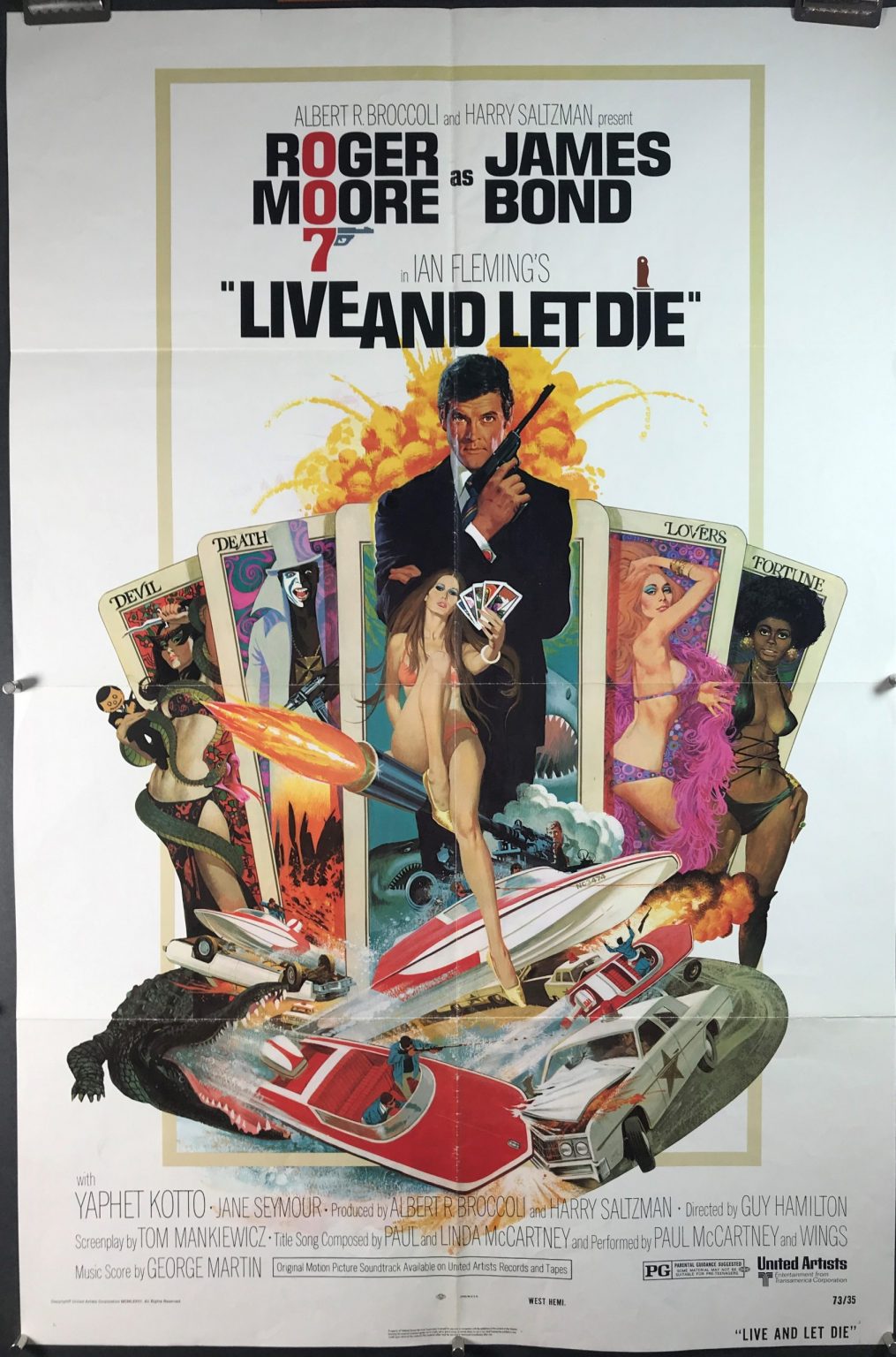 roger moore live and let die