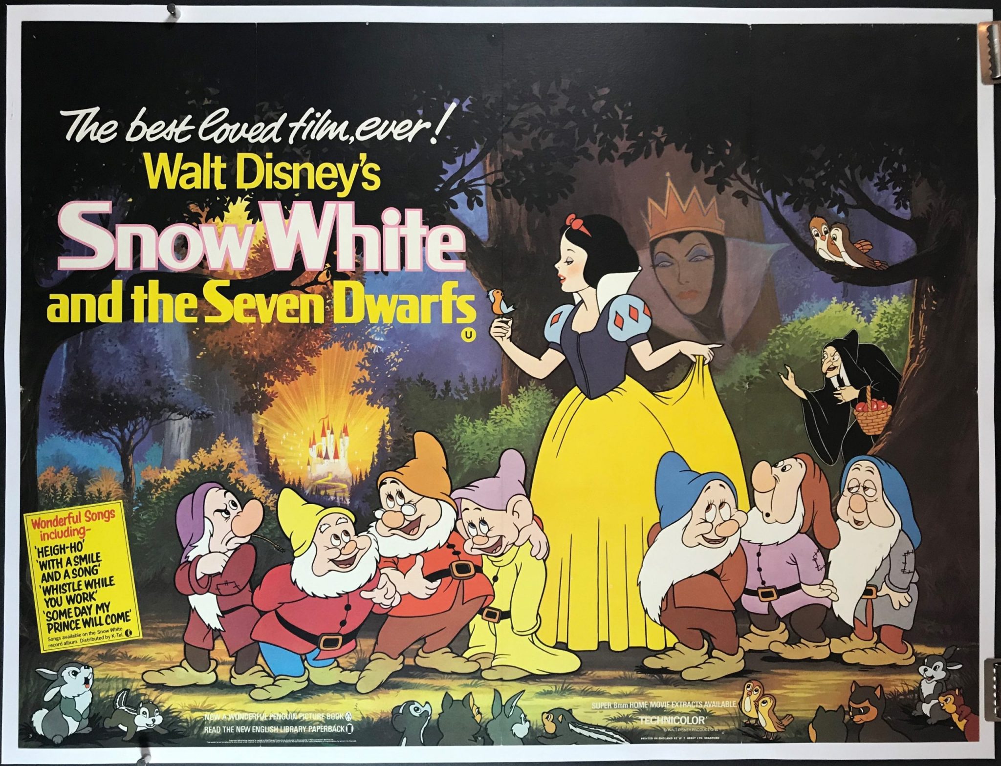 Snow white and the seven dwarfs, 1937. 