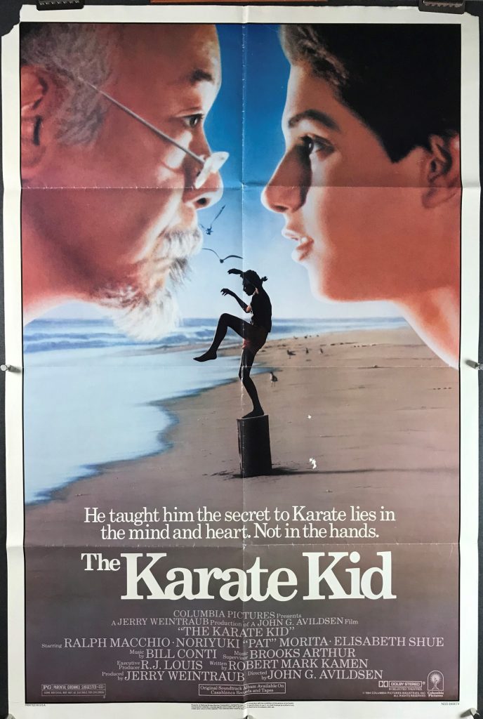 THE KARATE KID, Original Vintage Movie Poster. Original Vintage Movie