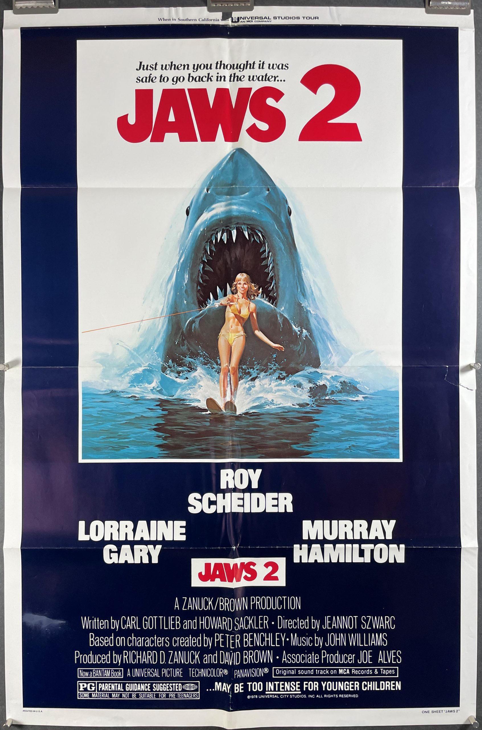 Original Jaws 2 Movie Poster