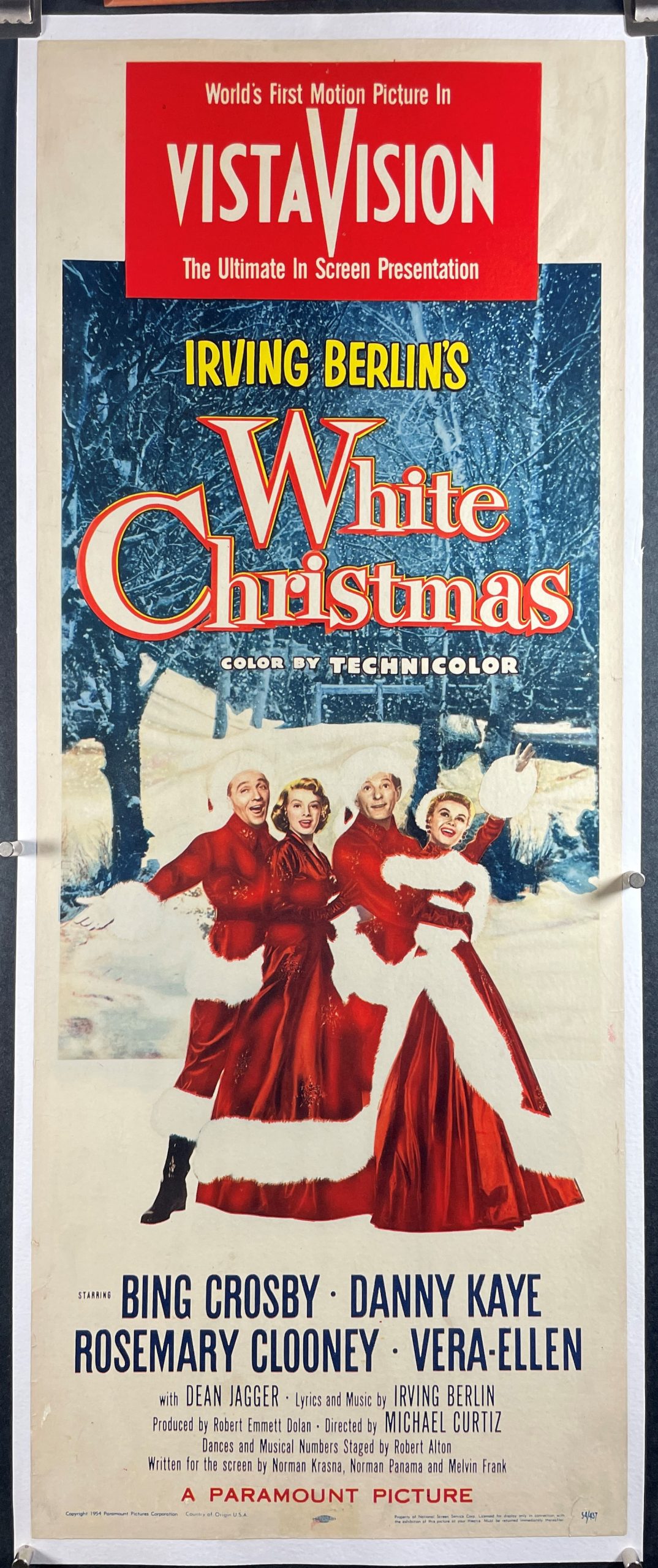 UNIQUE  AT WHITE  CHRISTMAS  MOVIE  POSTER ONLY $6.99 STYLE  A 