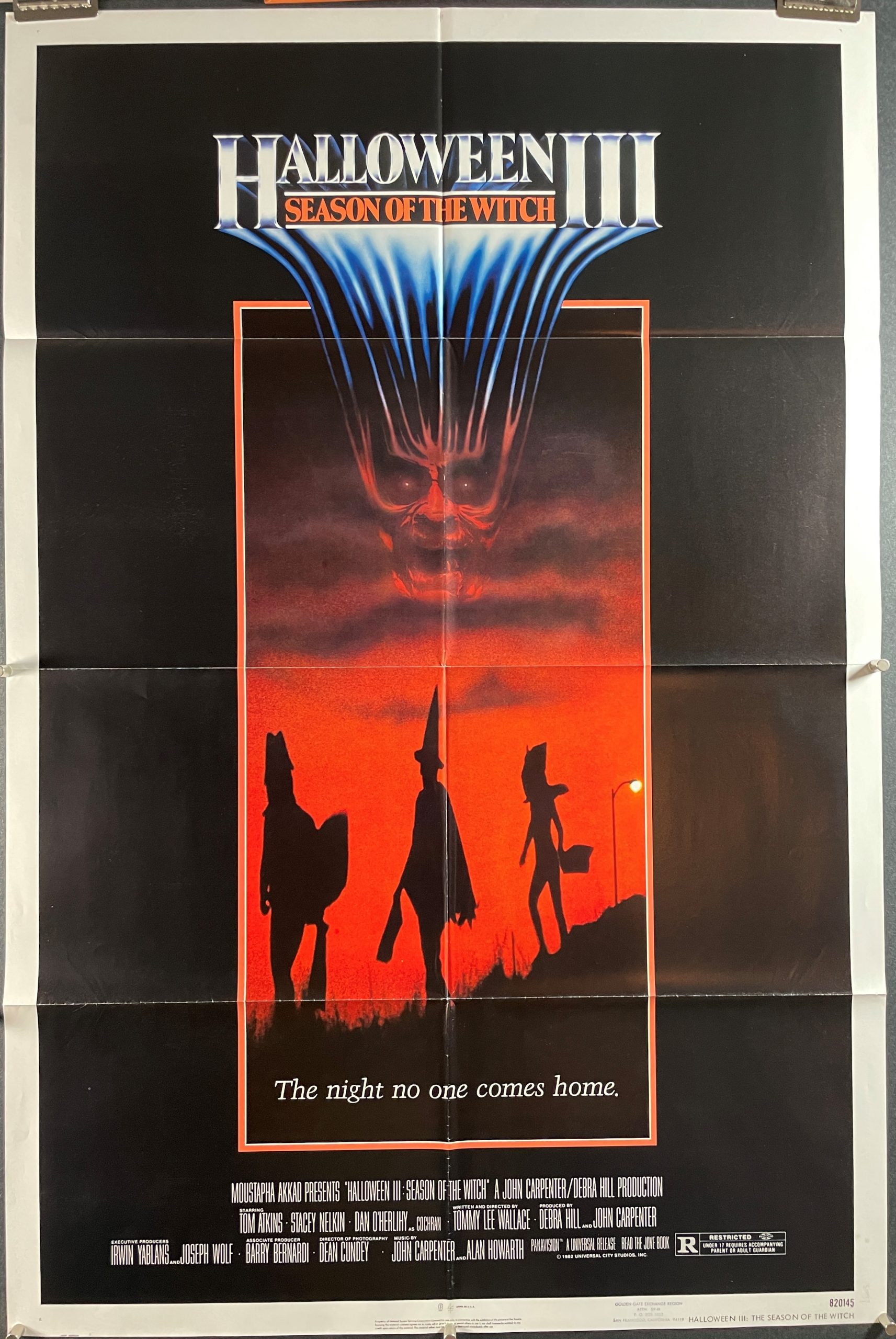 Season of the Witch 1982 27 x 41 Orig Movie Poster Tom Atkins NEW Halloween III 