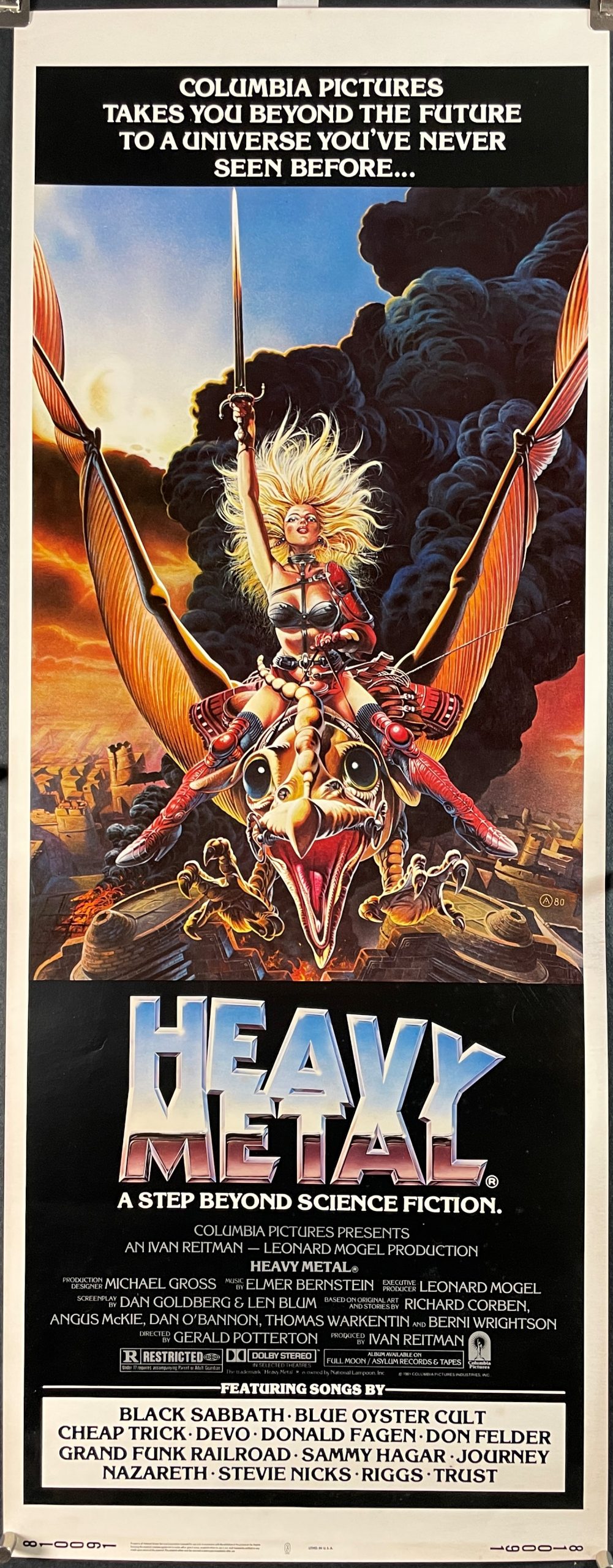 HEAVY METAL, Original Rock n' Roll Fantasy Movie Poster - Original