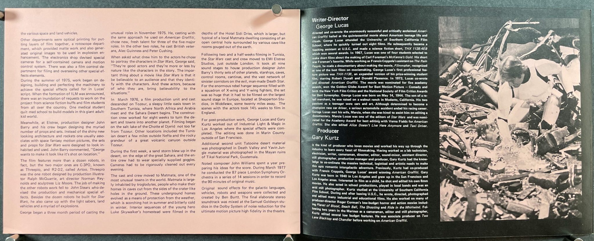 STAR WARS Original Souvenir Movie Program Guidebook Original Vintage