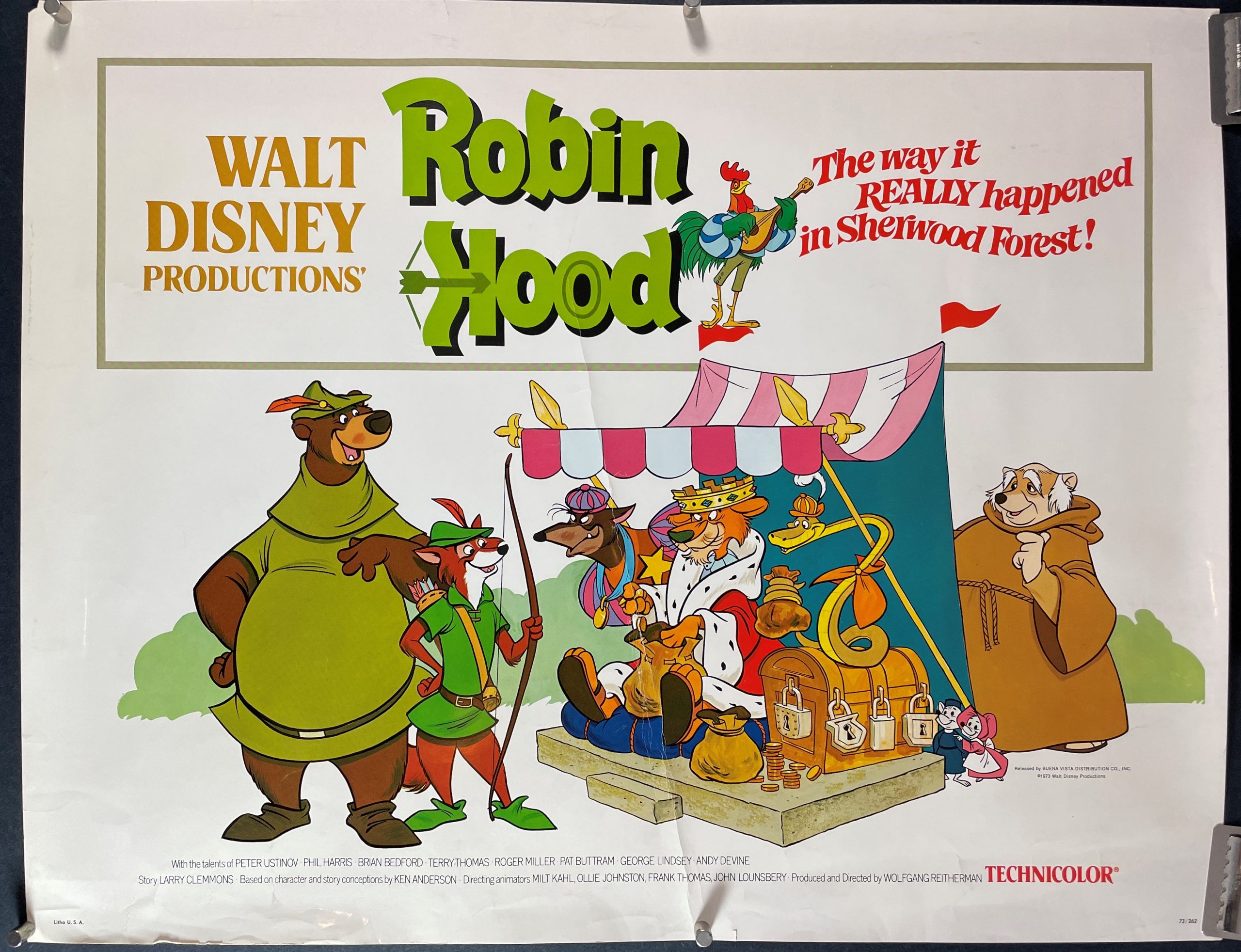 Disney Robin Hood Poster Disney Robin Hood Poster
