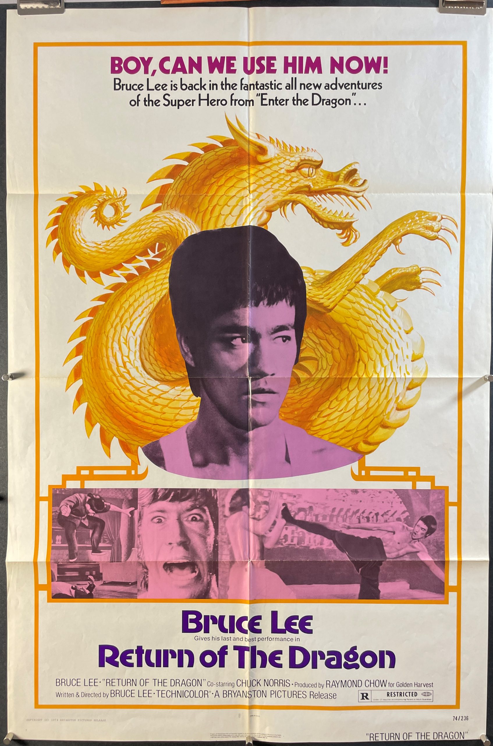 enter the dragon movie poster