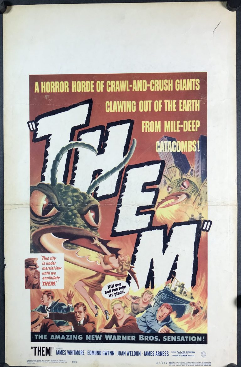 THEM! Original Creature Feature / Sci Fi movie poster - Original ...