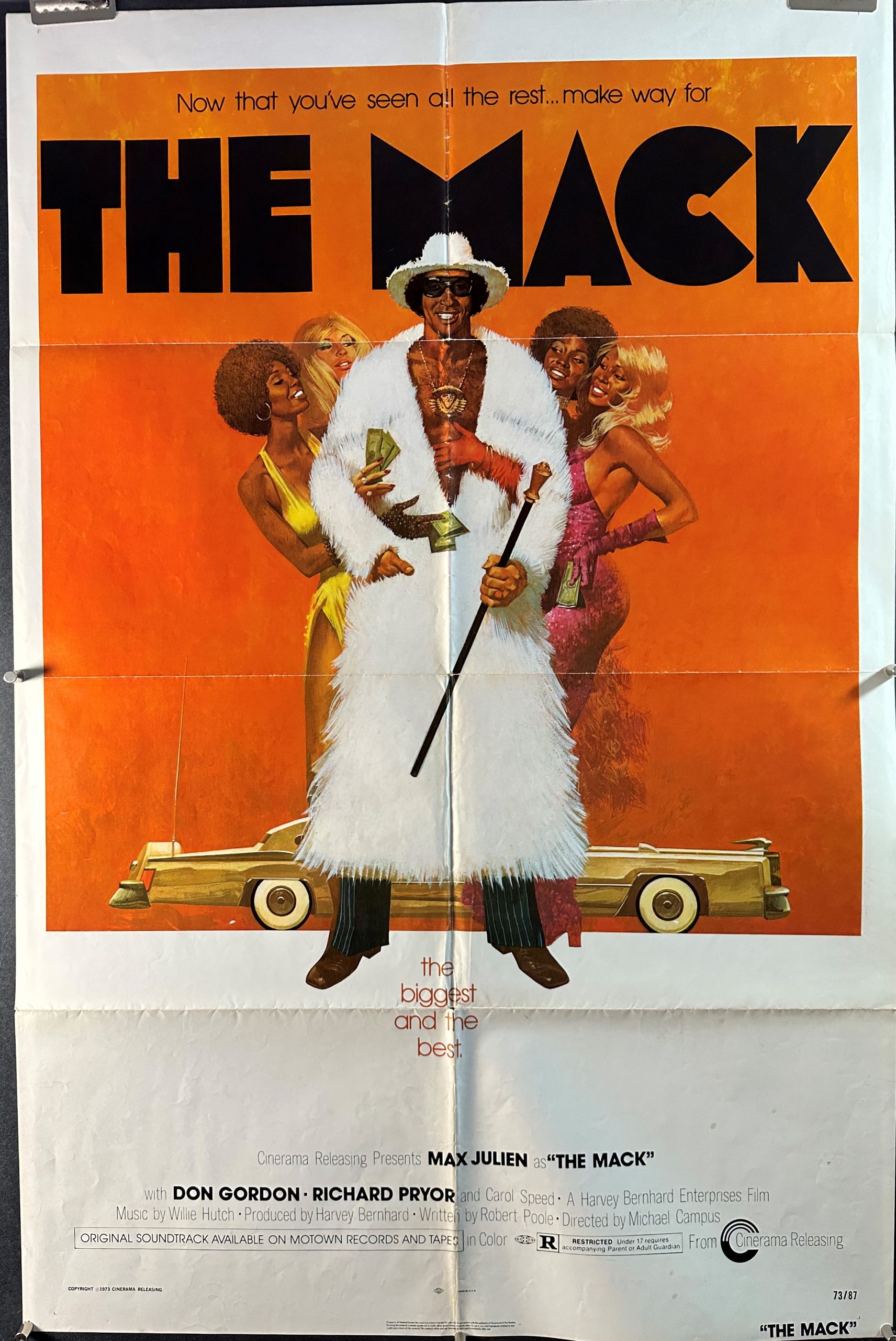THE MACK, Original Blaxploitation Vintage Movie Poster - Original Vintage  Movie Posters