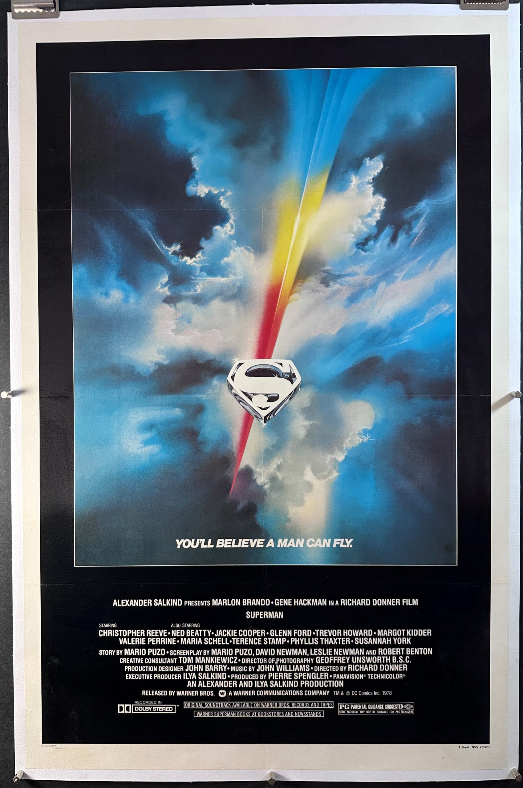 Superman 1978 Movie Poster Superman 1978 Movie Poster