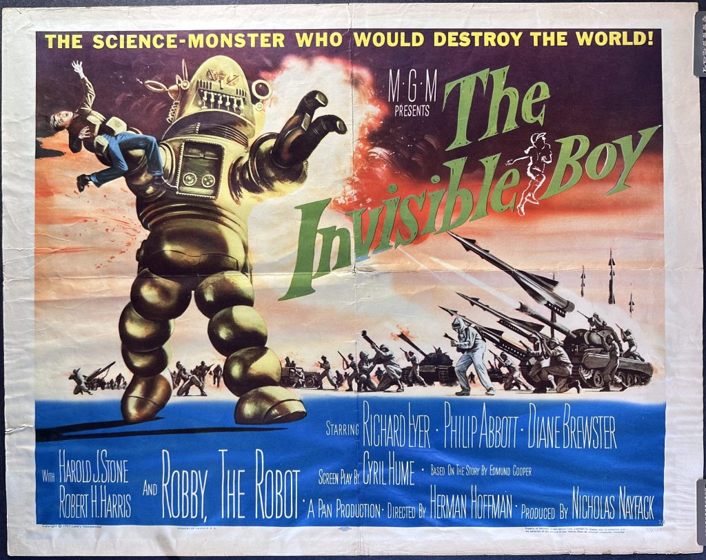invisible-boy-original-robby-the-robot-science-fiction-movie-poster
