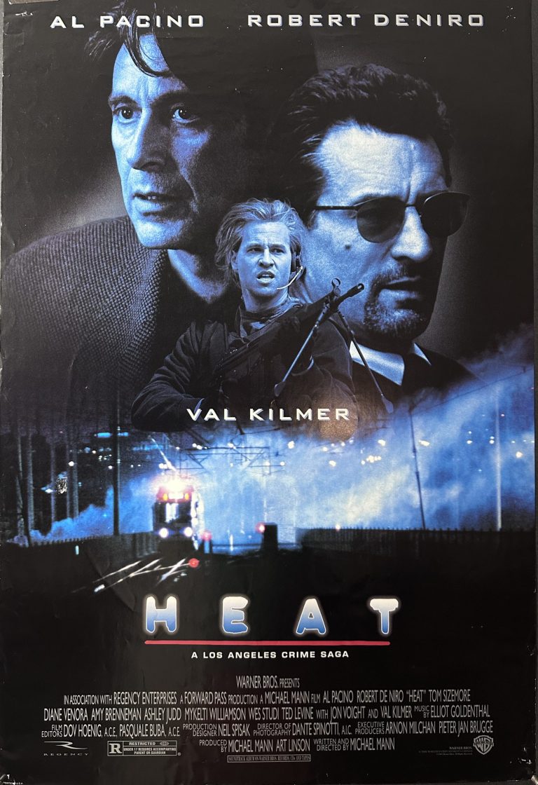 HEAT, Original Double Sided Movie Poster - Original Vintage Movie Posters